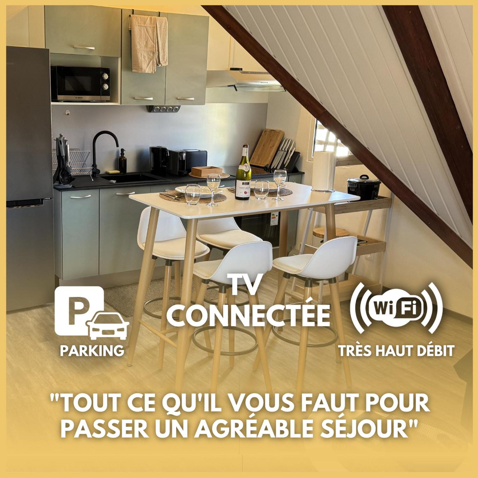T2 Le Cosy, Au Coeur De Montjoly, Parking, Clim Apartment Remire-Montjoly Luaran gambar